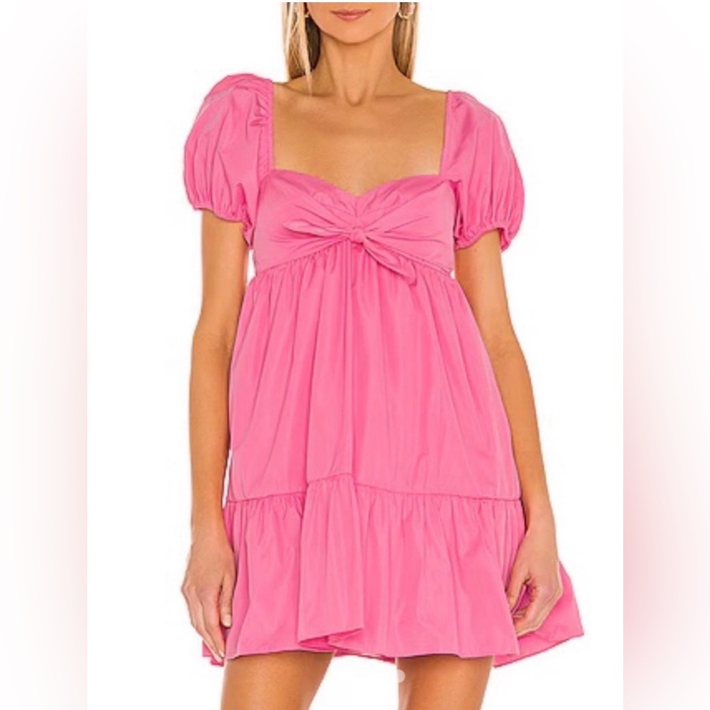 Amanda Uprichard Fuchsia Mini "babydoll" Summer Dress size L